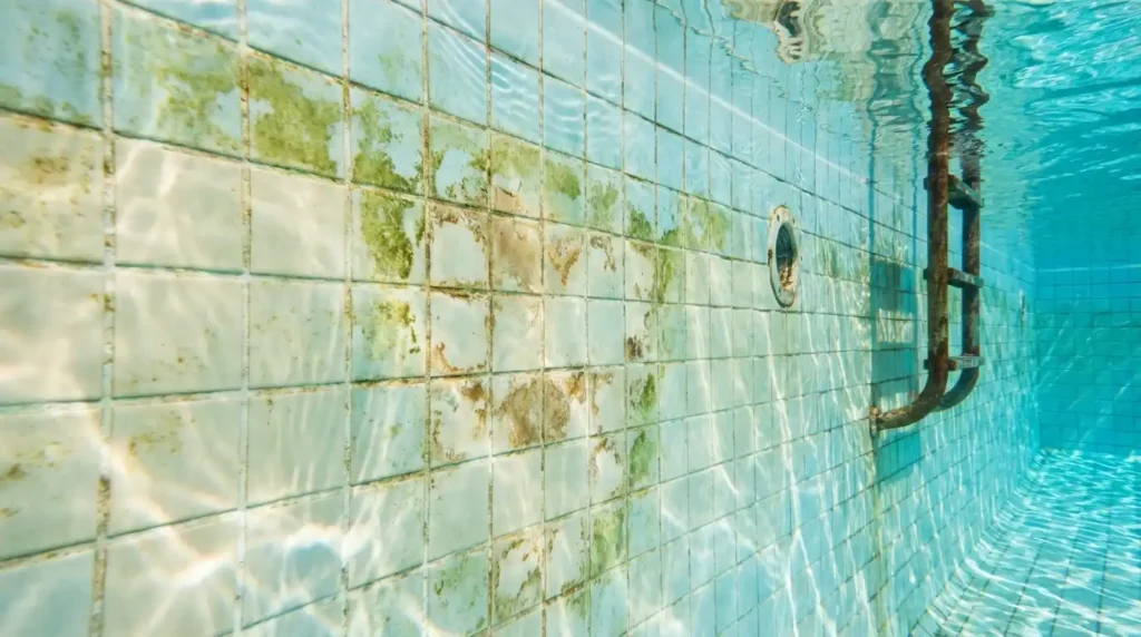Manchas Limbo Oxidacao Azulejo Piscina | Start Piscinas - Limpeza e Manutenção de Piscinas em São Paulo