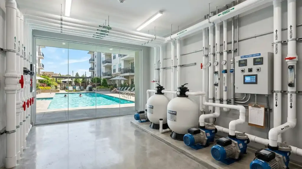 Casa De Maquinas Impecavel | Start Piscinas - Limpeza e Manutenção de Piscinas em São Paulo